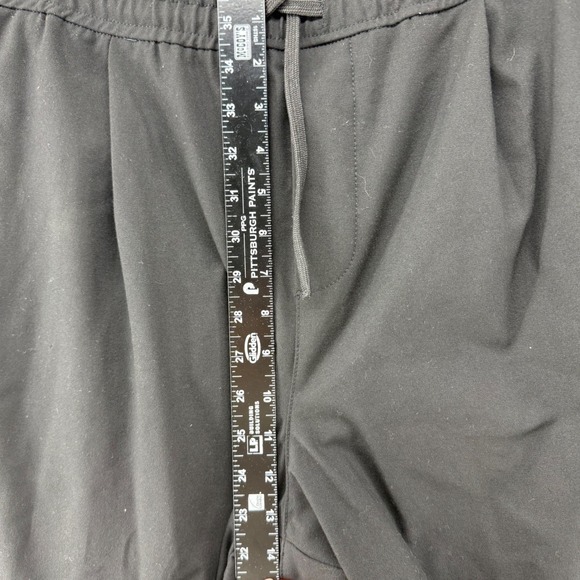 Zara Wide Leg Dress Pants‎ Women's M Black Drawstring Elastic Waist Career - Picture 3 of 8